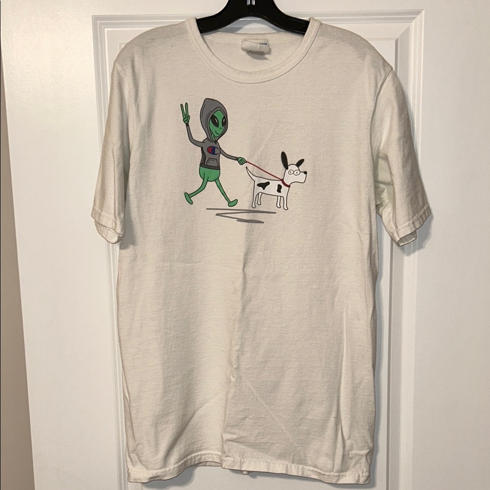 Champion Alien & dog tee